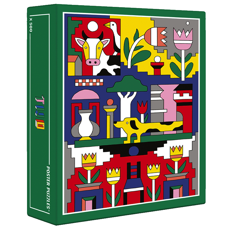 Triptych puzzel box set
