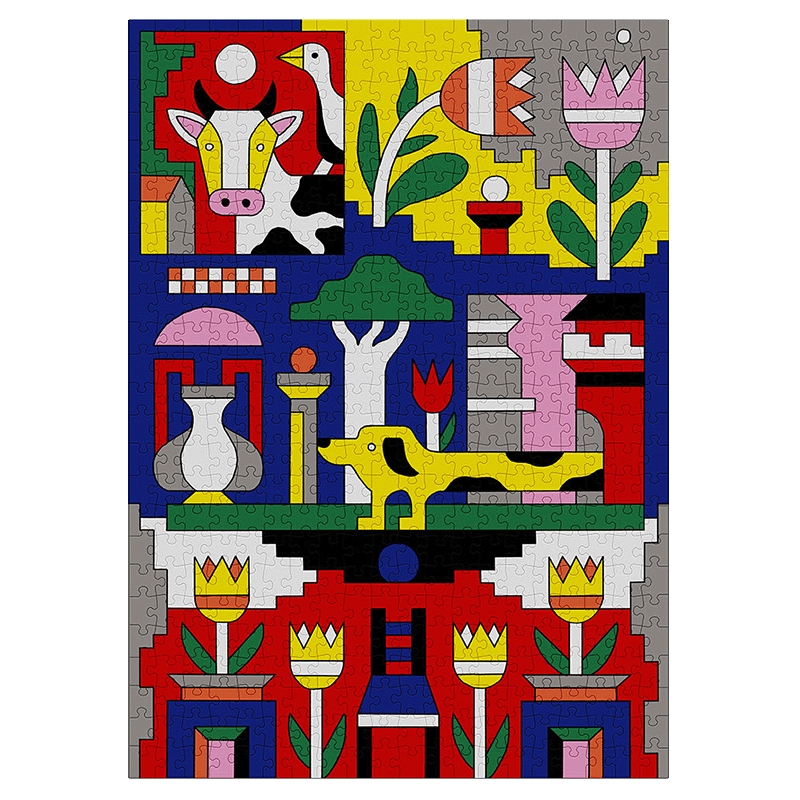 Triptych puzzel box set