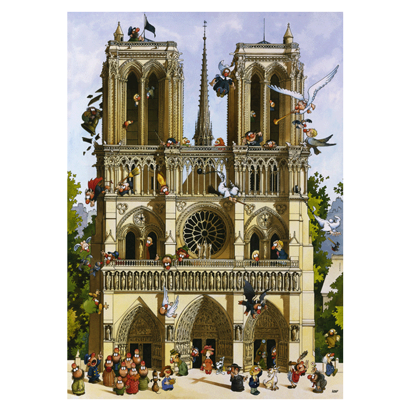 Vive Notre Dame! puzzel
