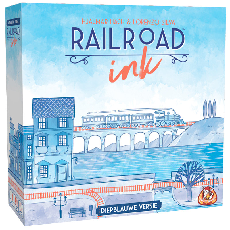 Railroad Ink (diepblauwe versie)